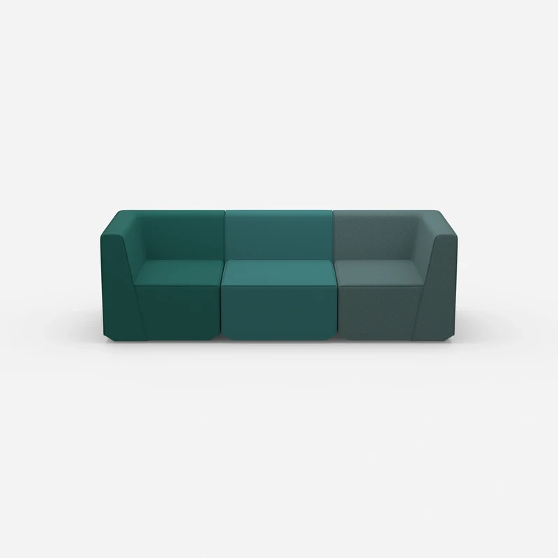 3er Sofa grün