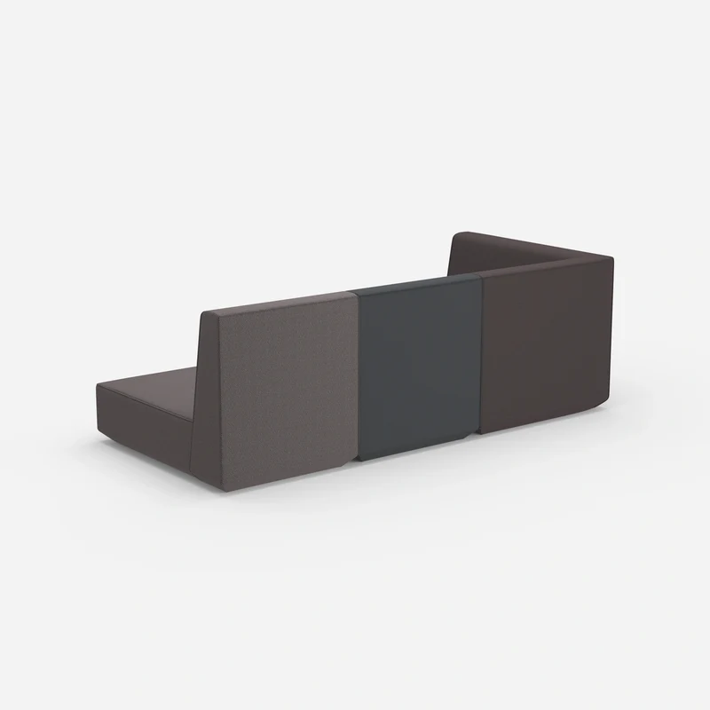 3 Sitzer Sofa mit Liegefunktion mit hoher Rückenlehne