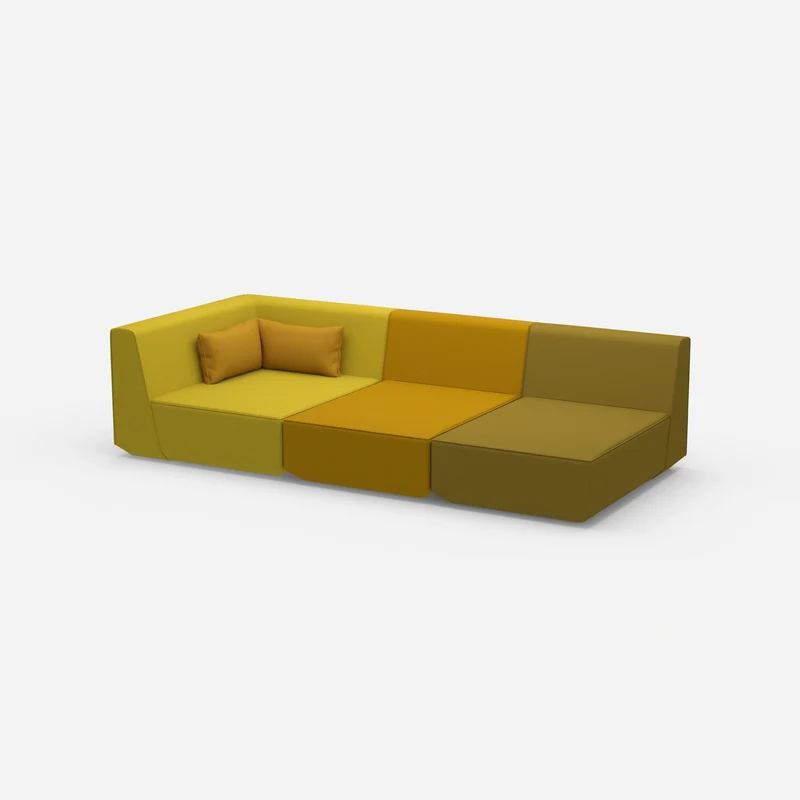 3er Sofa mit Liegefunktion 260 cm breit