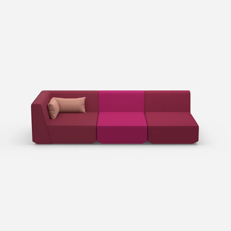 3er Sofa mit Liegefunktion 260 cm breit