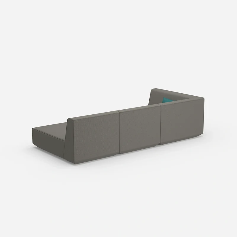 3er Sofa mit Liegefunktion 260 cm breit