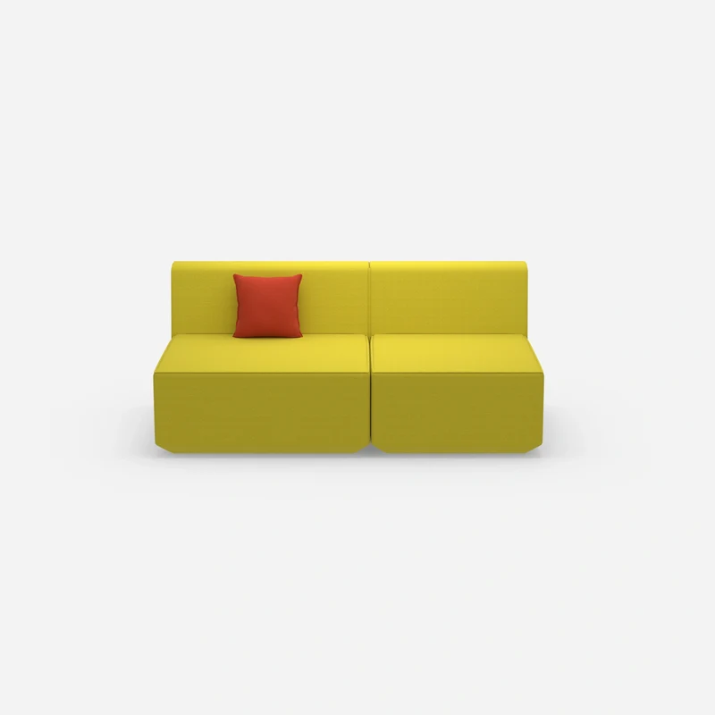 Modulares Sofa bunt 2 Personen