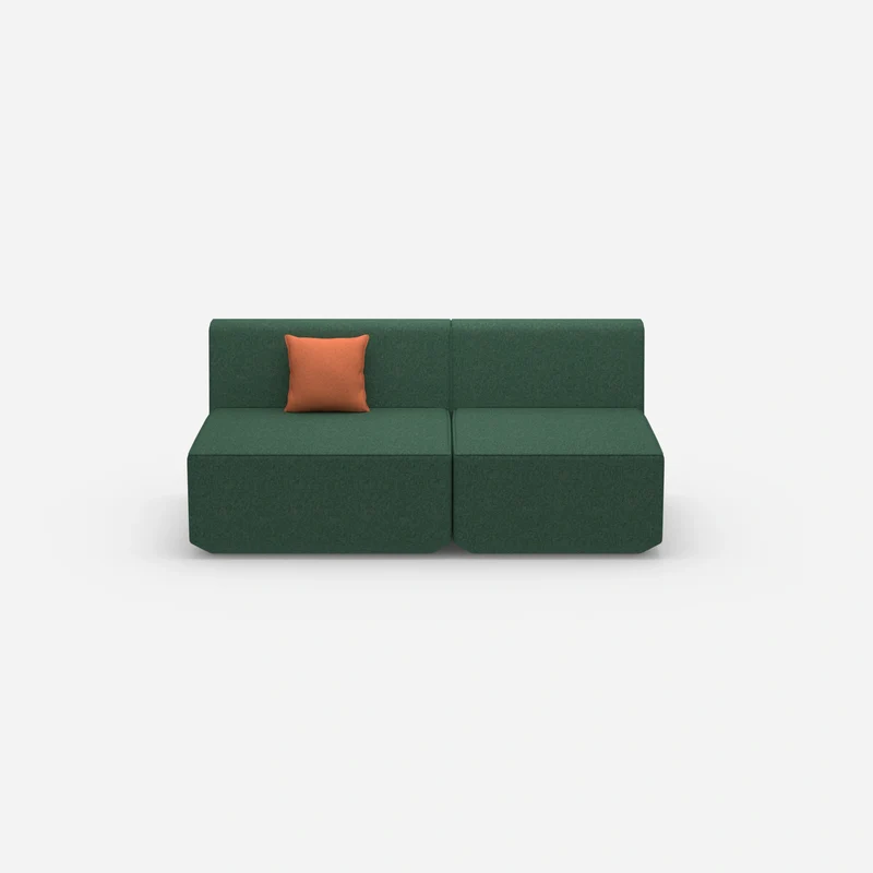 Modulares Sofa bunt 2 Personen