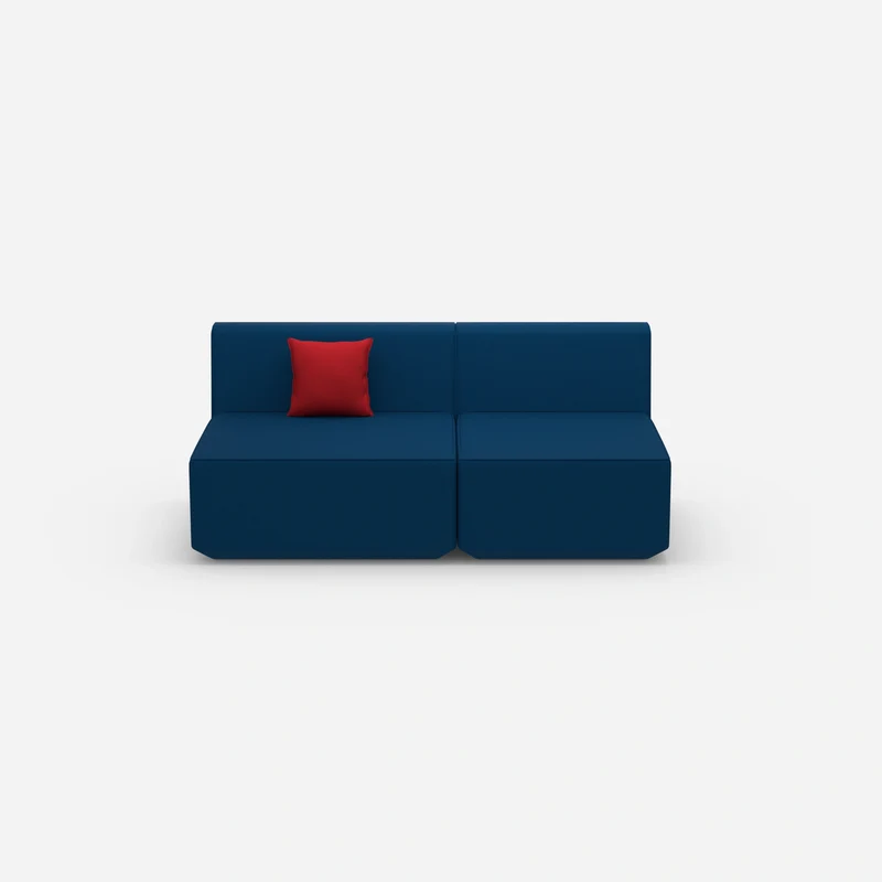 Modulares Sofa bunt 2 Personen