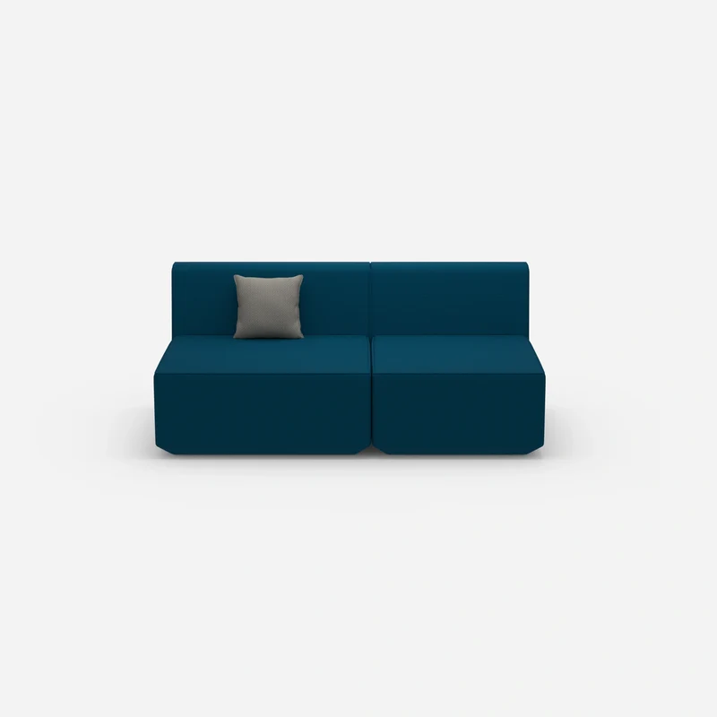 Modulares Sofa bunt 2 Personen