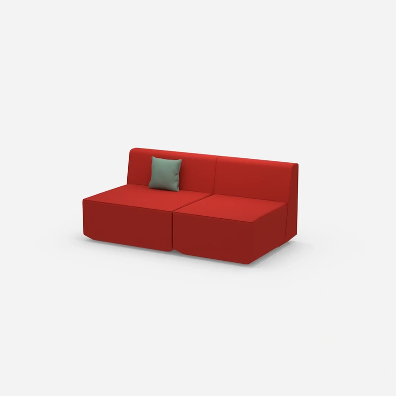 Modulares Sofa bunt 2 Personen
