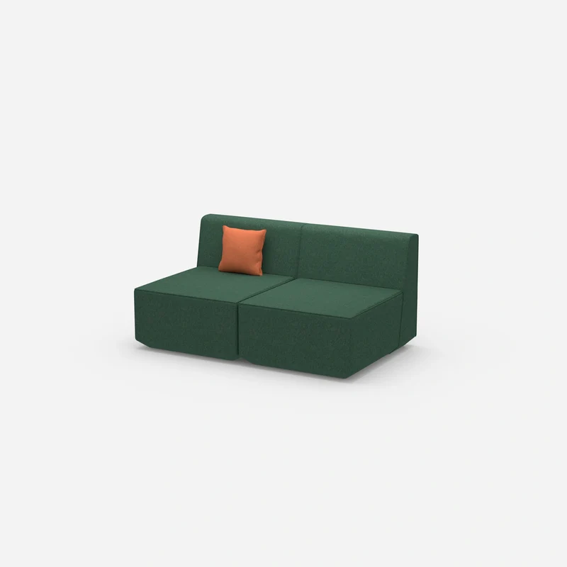 Buntes 2er Sofa