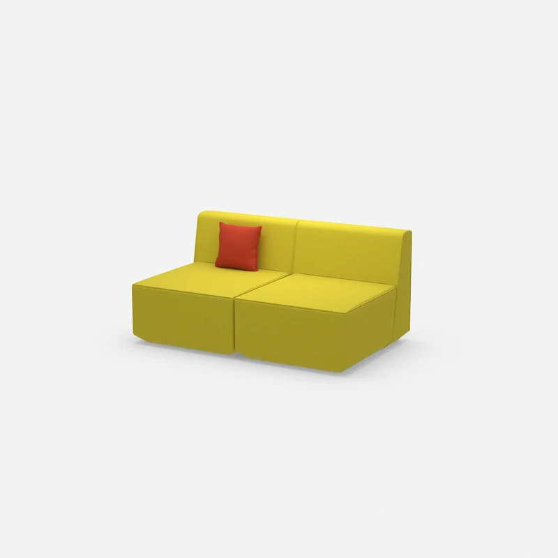 Buntes 2er Sofa