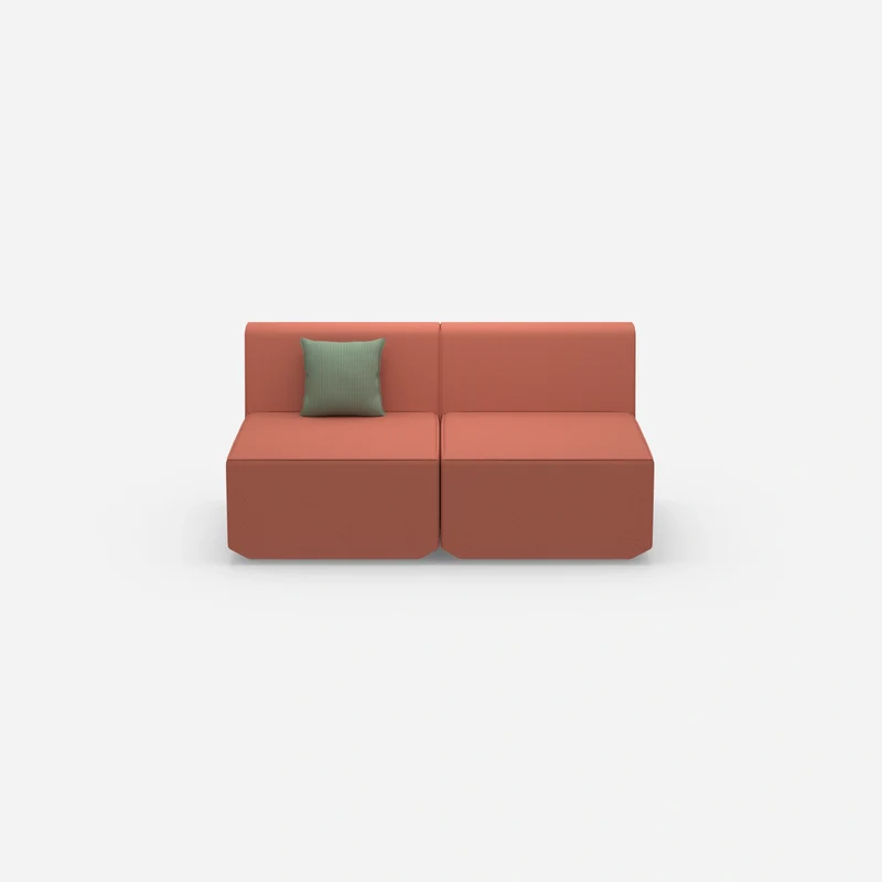 Buntes 2er Sofa