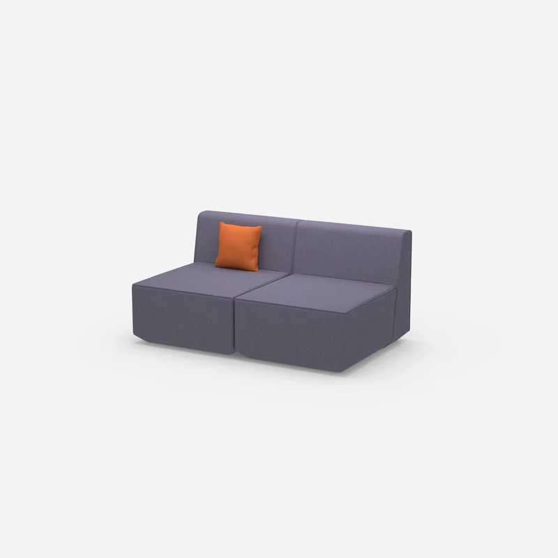 Buntes 2er Sofa