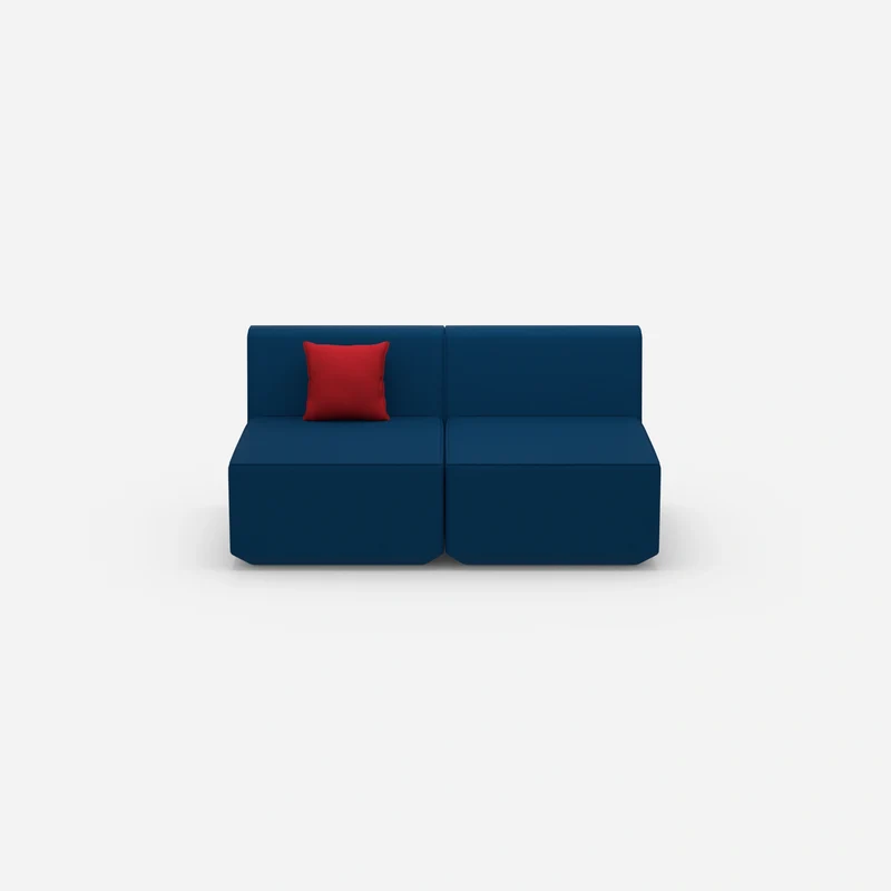 Buntes 2er Sofa