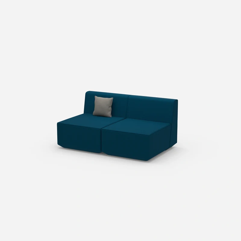 Buntes 2er Sofa
