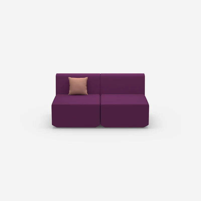 Buntes 2er Sofa