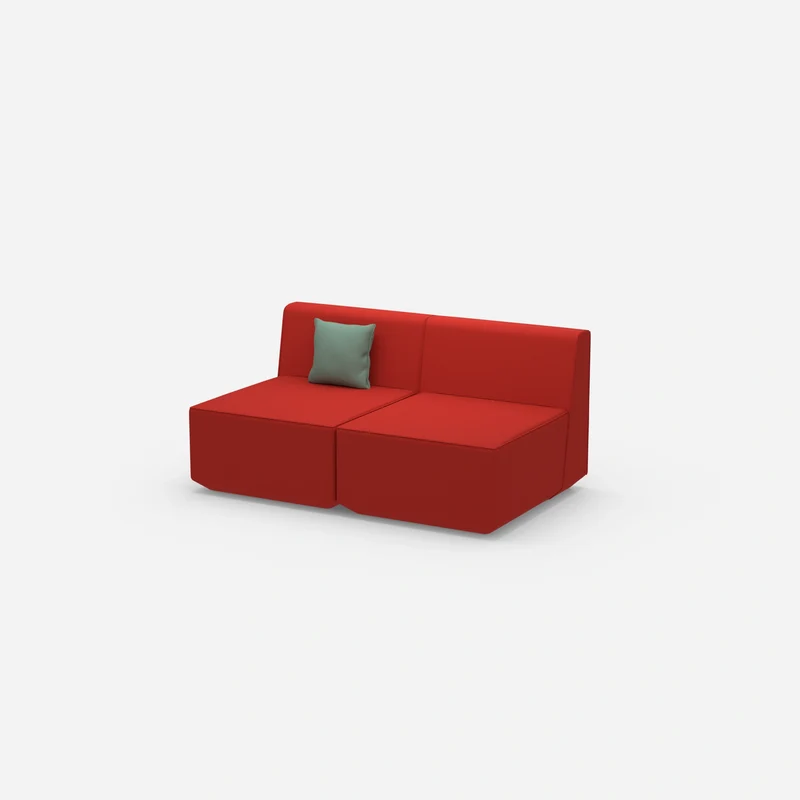Buntes 2er Sofa