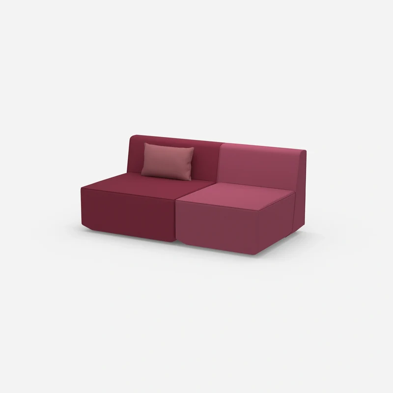 2 Sitzer rosa