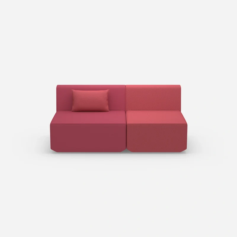 2 Sitzer rosa