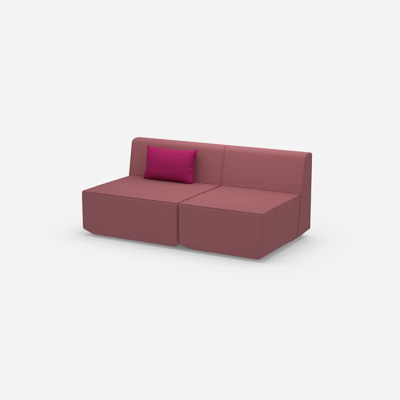 2 Sitzer rosa