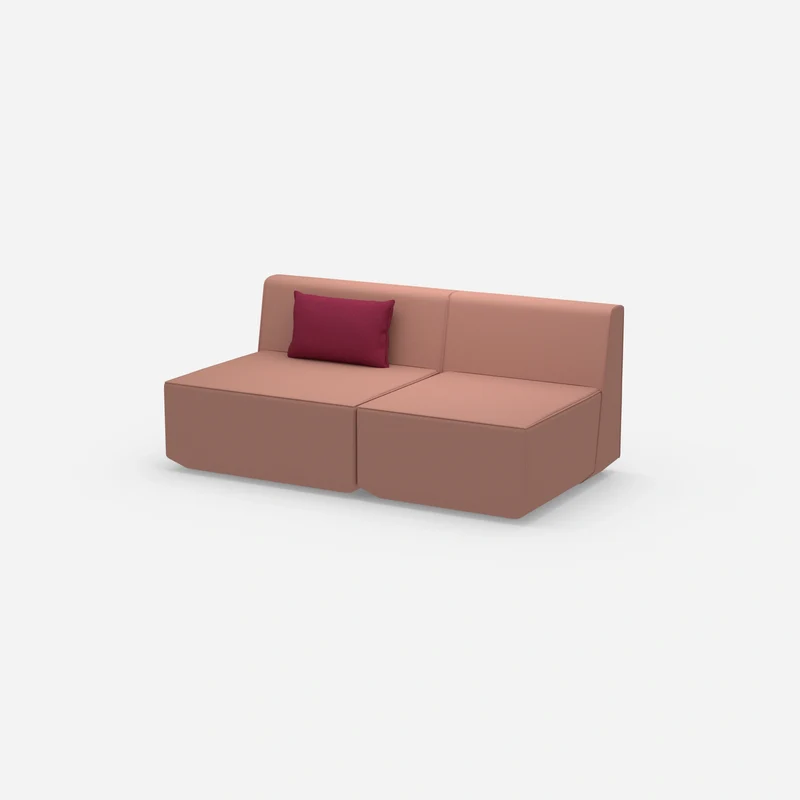 2 Sitzer rosa