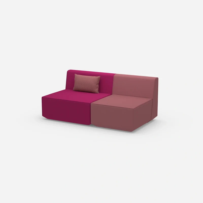2 Sitzer rosa