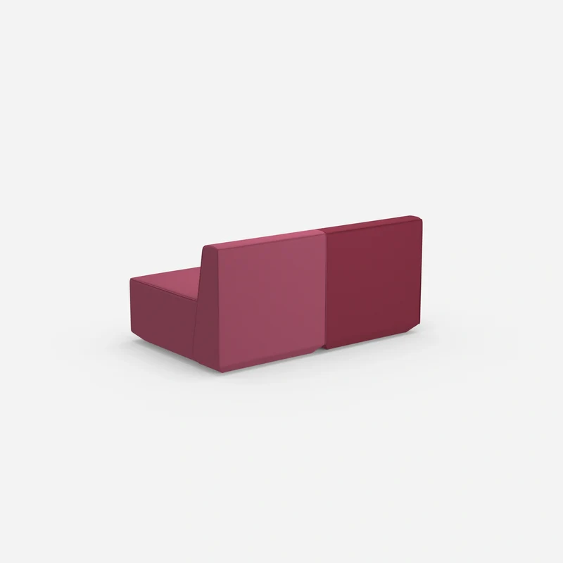 2 Sitzer Sofa rosa