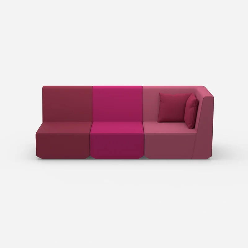 3 Sitzer Sofa hohe Rückenlehne