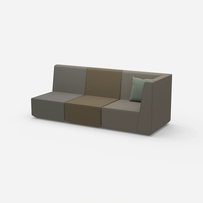 3 Sitzer Sofa hohe Rückenlehne