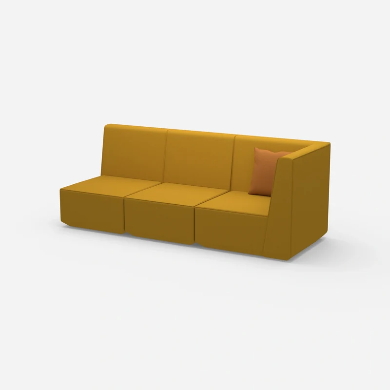 3 Sitzer Sofa hohe Rückenlehne