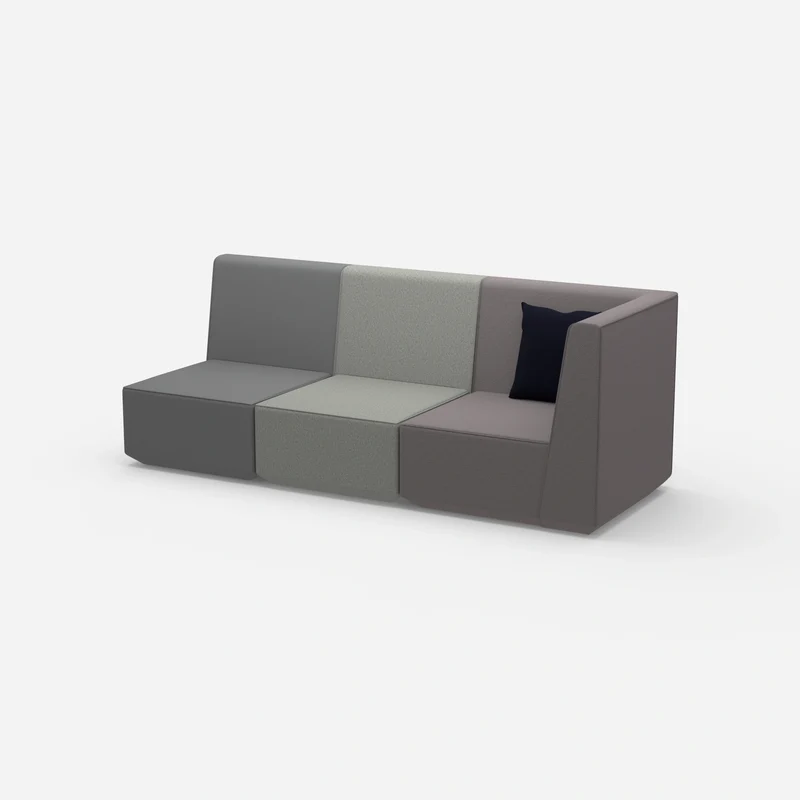 3 Sitzer Sofa hohe Rückenlehne