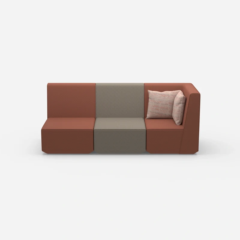 Sofa 3 Sitzer mit hoher Rückenlehne