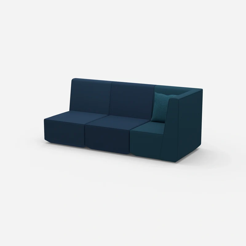 Sofa 3 Sitzer mit hoher Rückenlehne