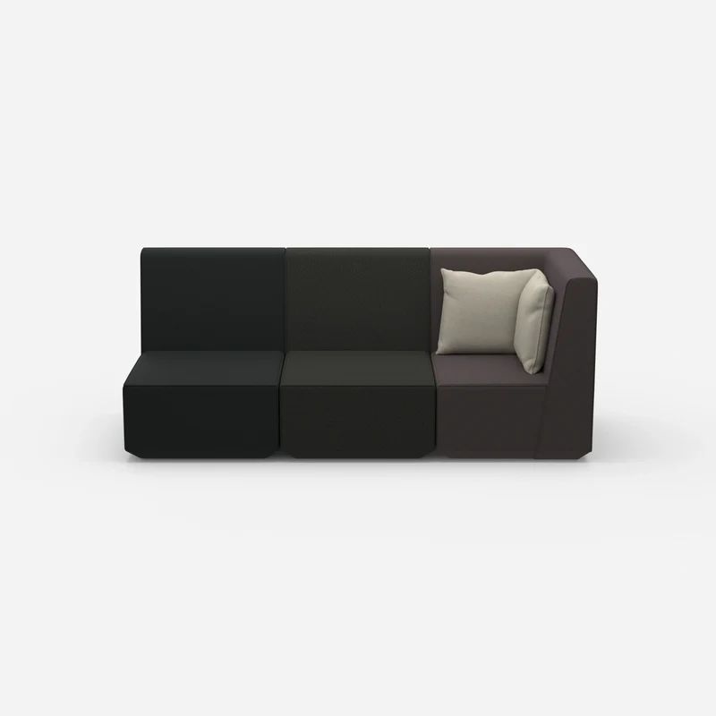 Sofa 3 Sitzer mit hoher Rückenlehne