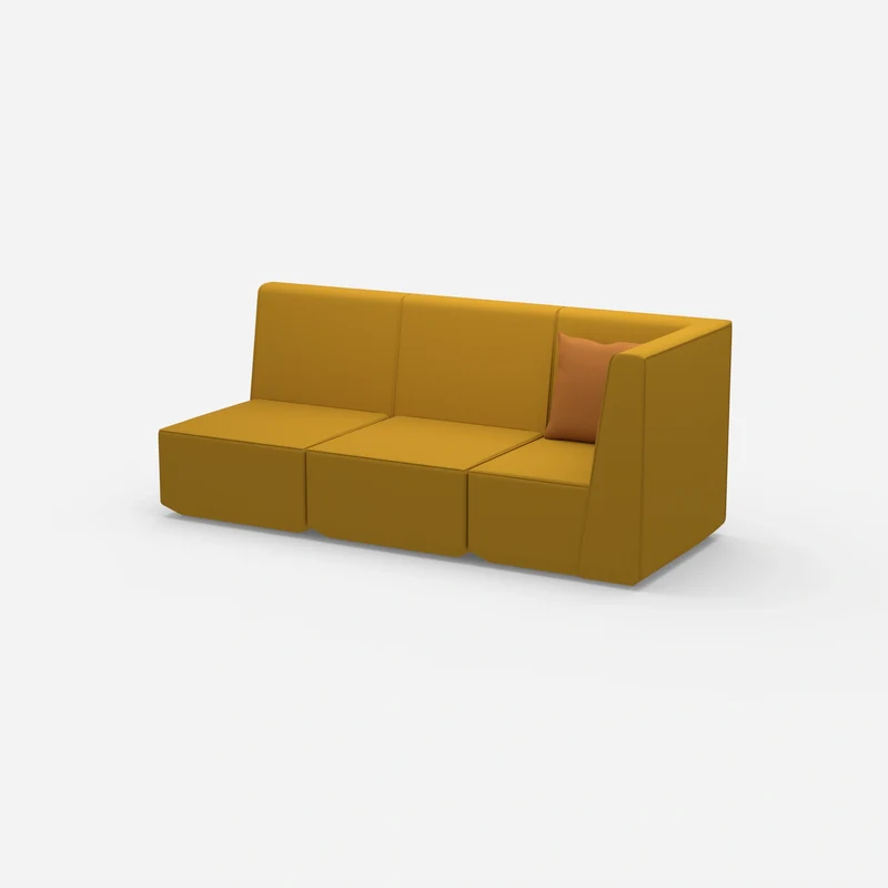 Sofa 3 Sitzer mit hoher Rückenlehne
