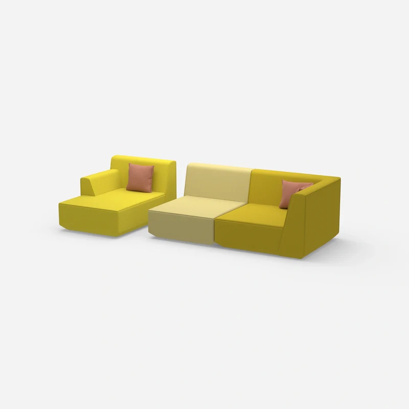 Couch 2 Sitzer mit Ottomane