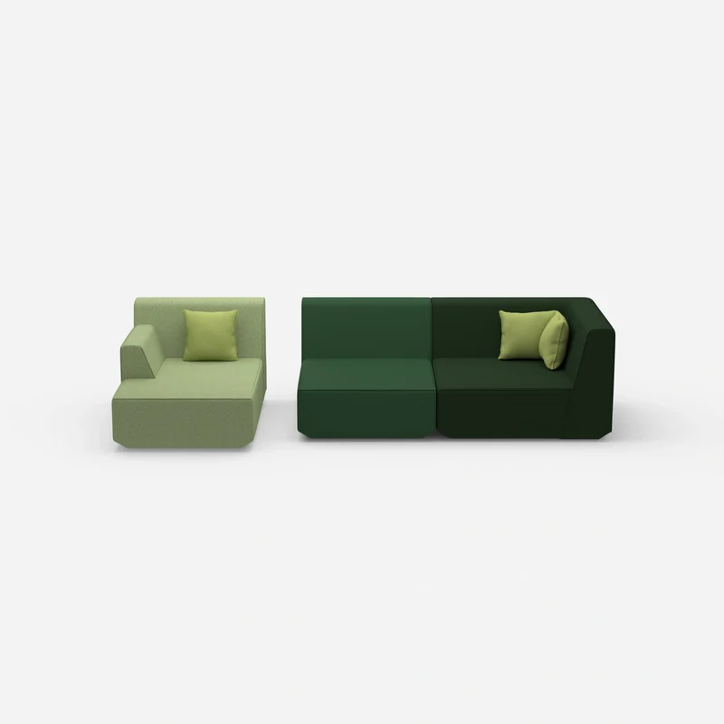Couch 2 Sitzer mit Ottomane