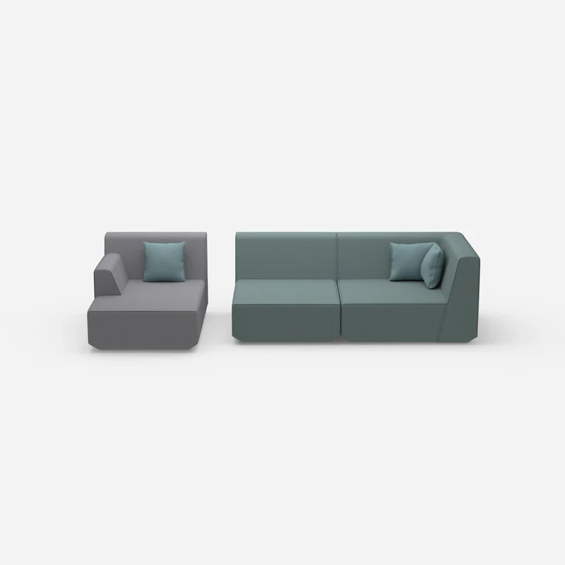 Couch 2 Sitzer mit Ottomane