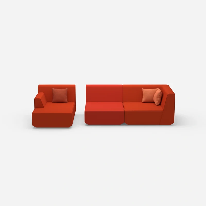 Couch 2 Sitzer mit Ottomane