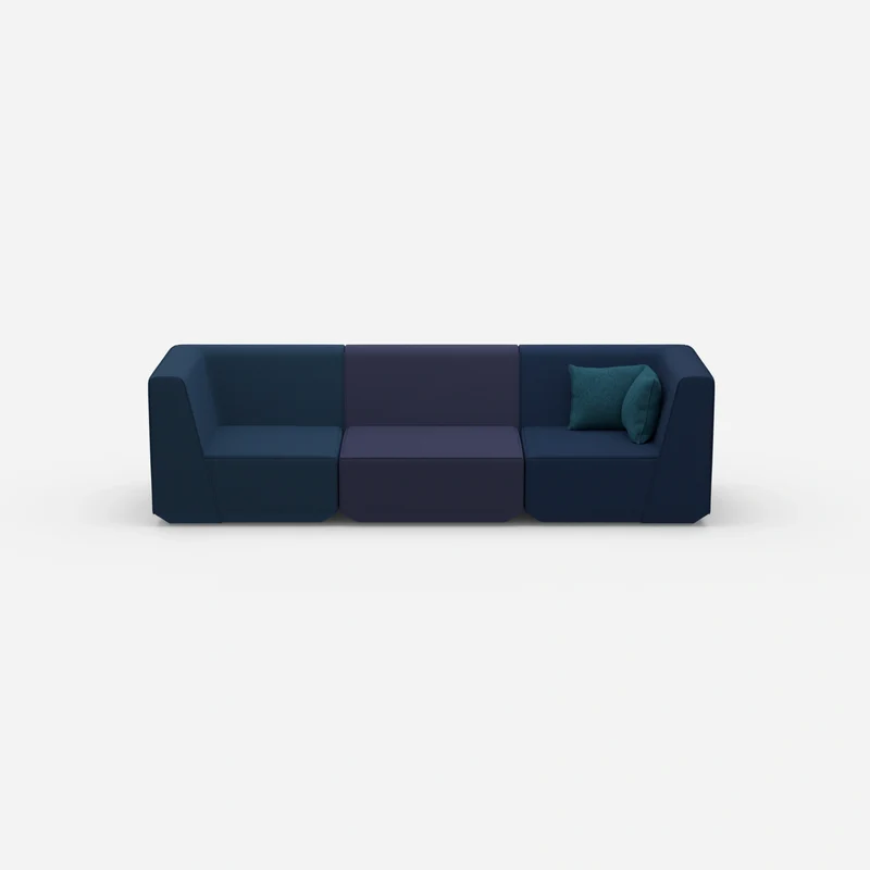 Modulares Sofa in Blau