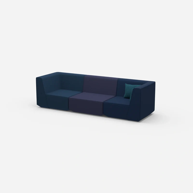 Modulares Sofa in Blau