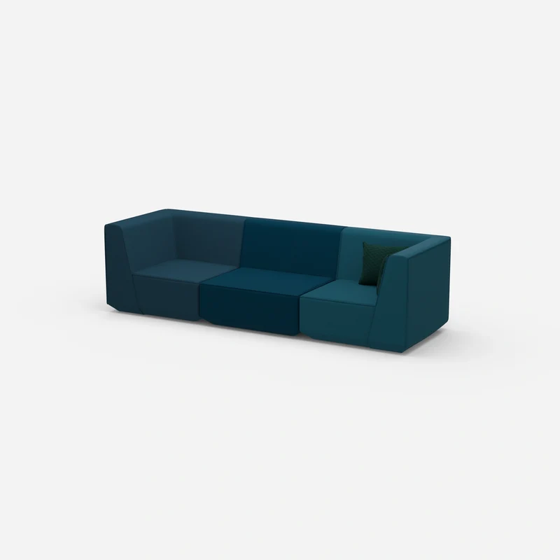 Modulares Sofa in Blau