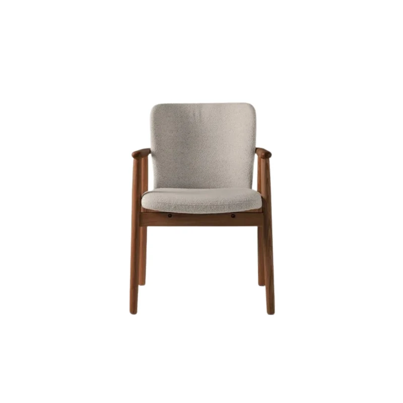 Lot de 4 fauteuils MICADONI Ria en tissu beige/gris