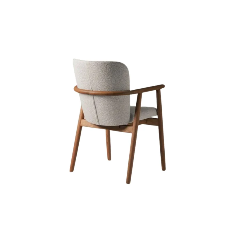 Lot de 4 fauteuils MICADONI Ria en tissu beige/gris