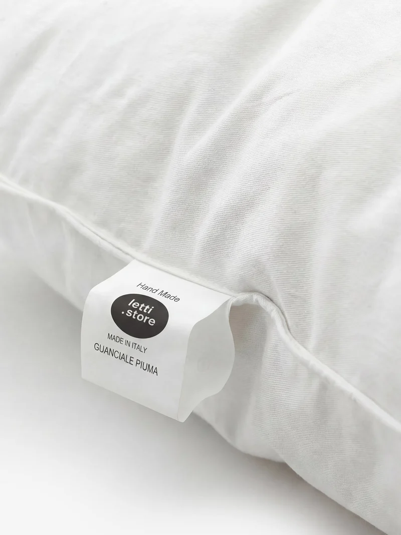 VELTHA-ORGANIC Oreiller en duvet d'oie naturel et certifié