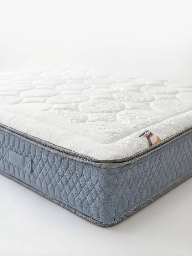 KYROS - Matelas de luxe à ressorts ensachés et à mémoire de forme avec soutien postural intelligent à 7 zones