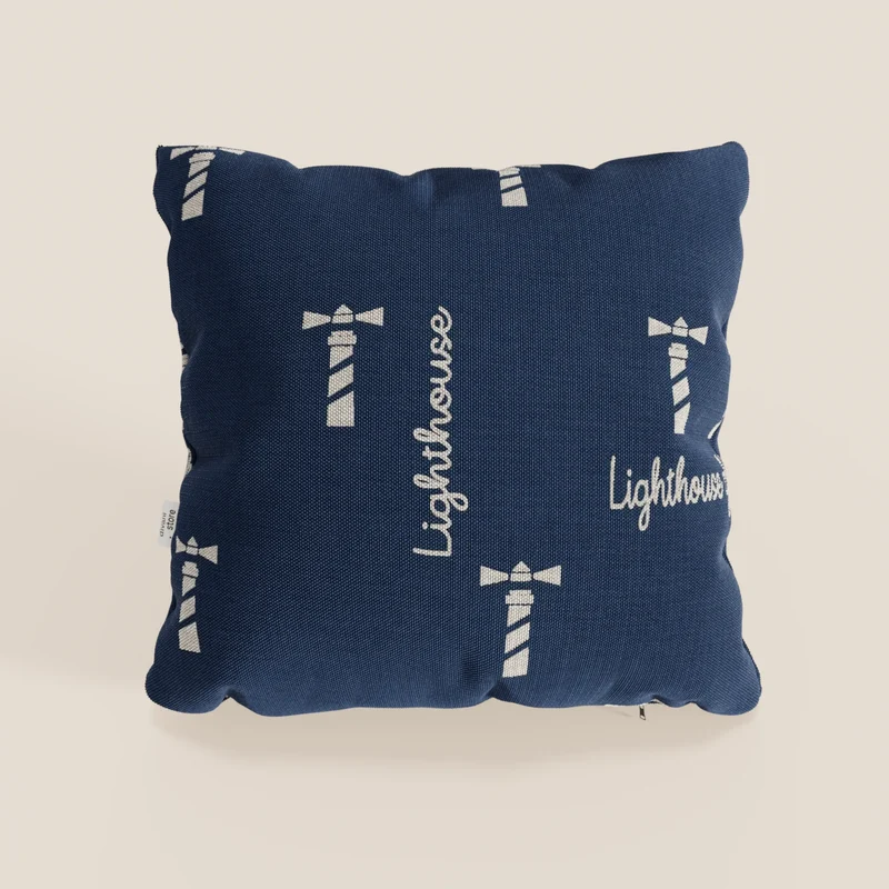 Nautilus collection de coussins avec différents motifs marins en tissu imperméable