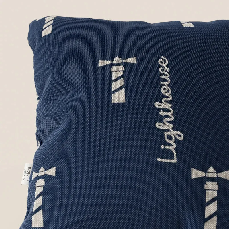 Nautilus collection de coussins avec différents motifs marins en tissu imperméable