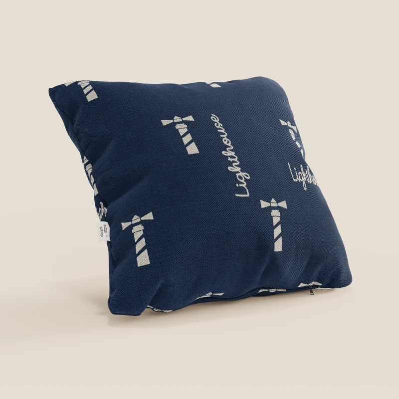 Nautilus collection de coussins avec différents motifs marins en tissu imperméable