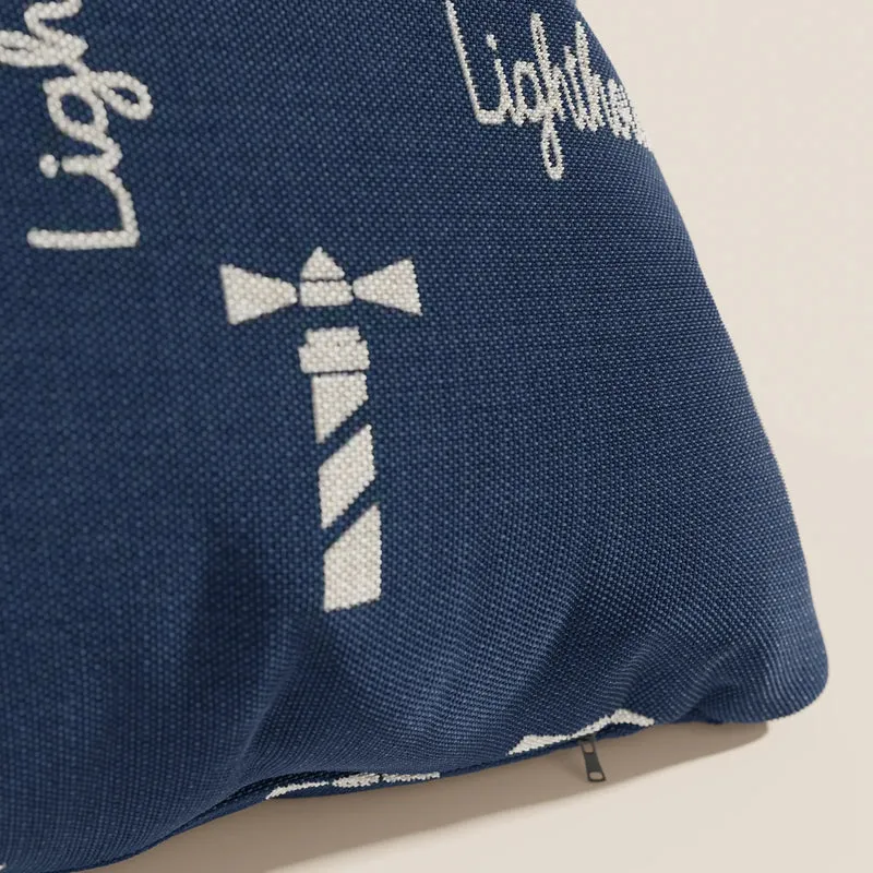 Nautilus collection de coussins avec différents motifs marins en tissu imperméable