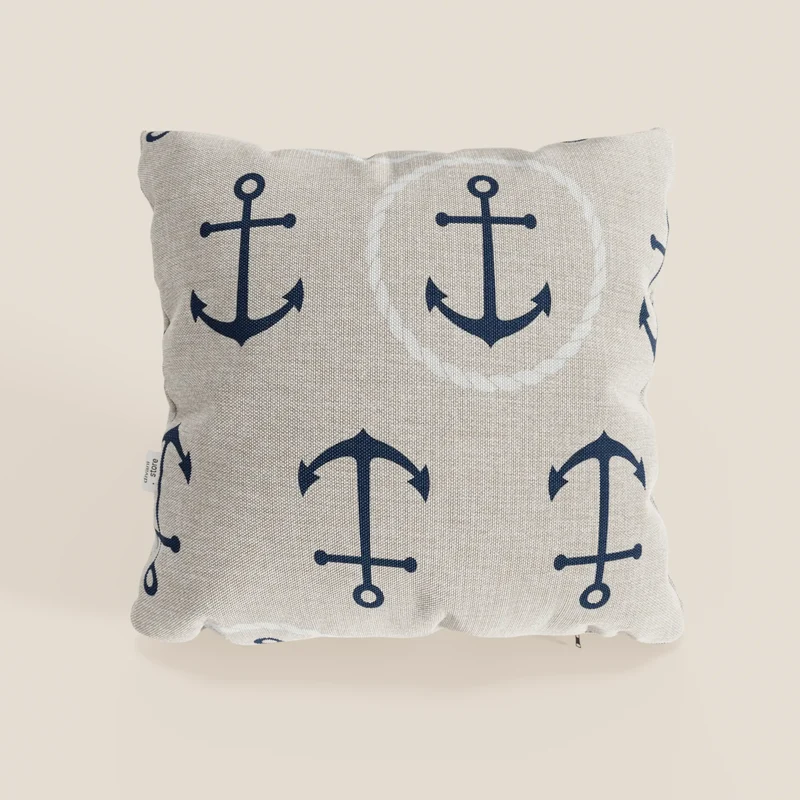 Nautilus collection de coussins avec différents motifs marins en tissu imperméable