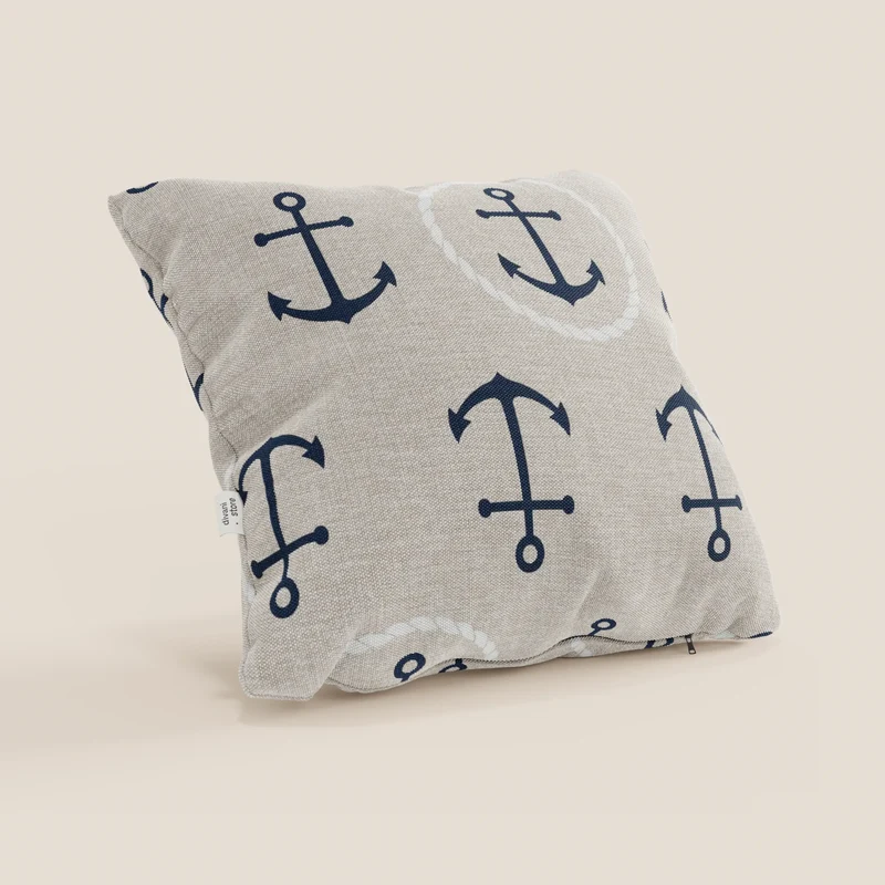 Nautilus collection de coussins avec différents motifs marins en tissu imperméable