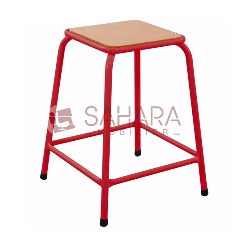 Tabouret scolaire avec repose pied Réf C0018